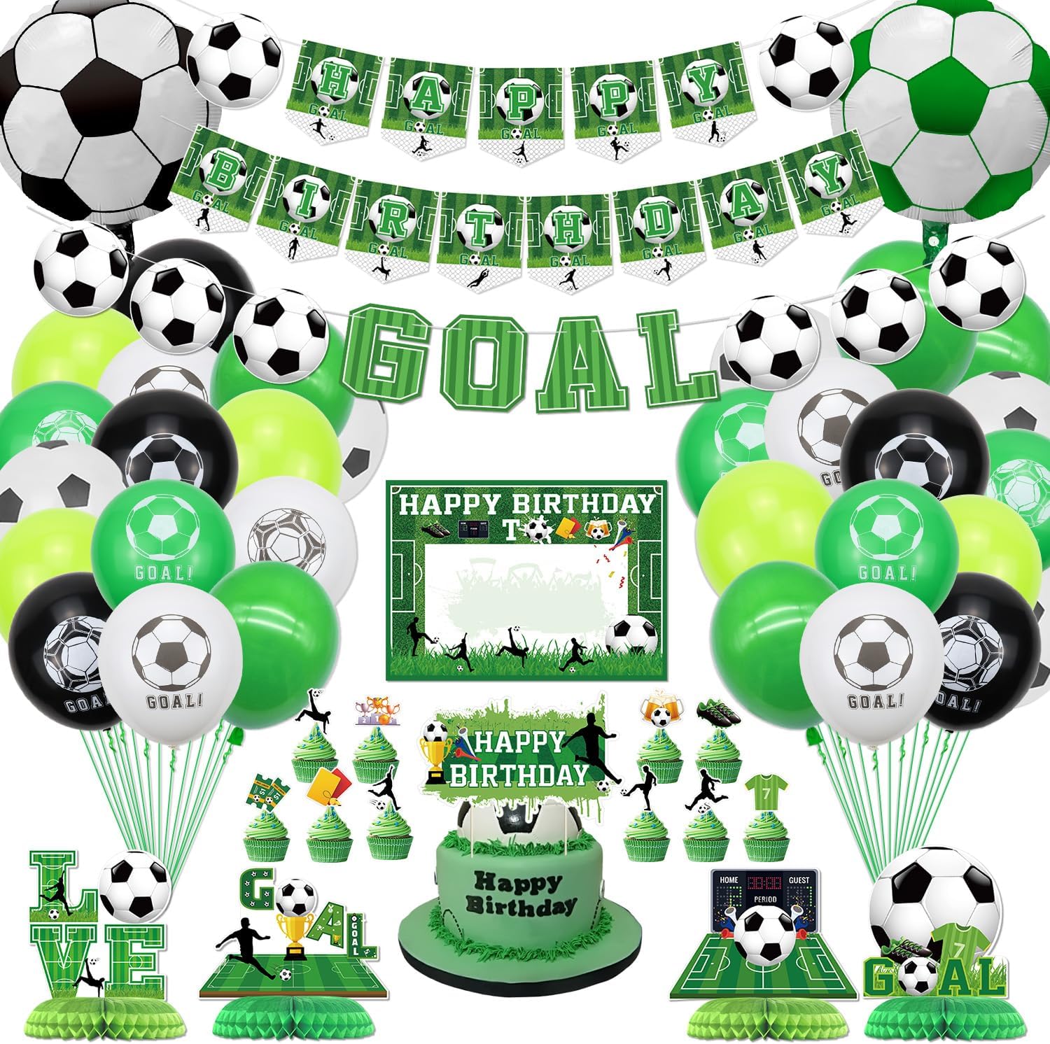 Decoración temática fútbol