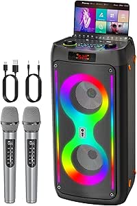 Máquina de karaoke con pantalla integrada